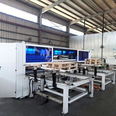 Купить Semi автоматический паллет CNC деревянный пригвождая штабелируя машину online manufacture