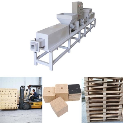 Wood Chips Pallet Block Machine For Euro Wood Pallet In Romania