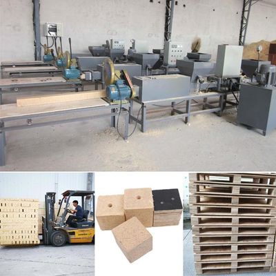 Купить Канада подгоняла машину паллета блока опилк евро деревянную online manufacture
